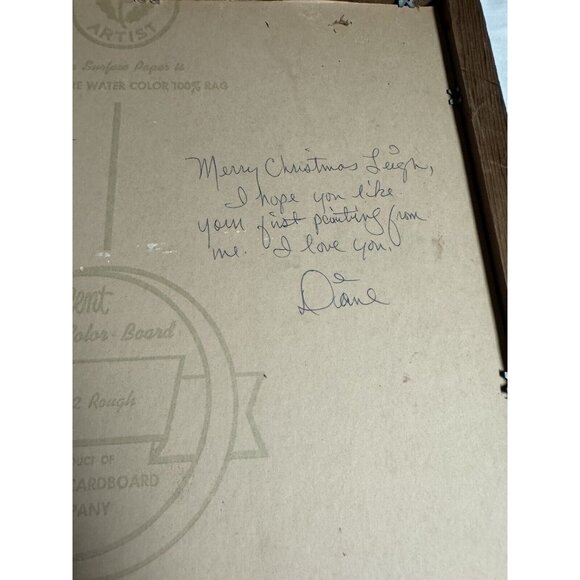 Mouse & Bird Peep & Squeak Painting On Art Board Hand Painted 1984 - Picture 6 of 6